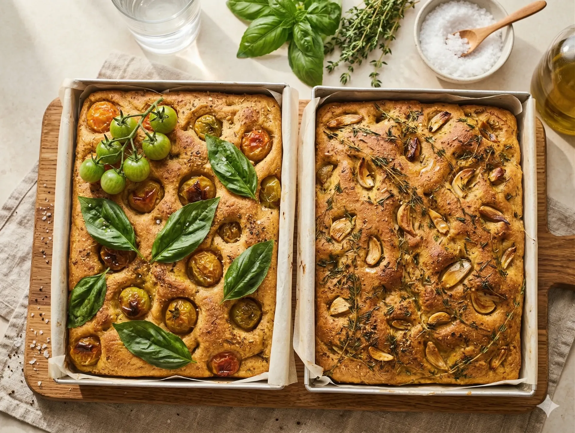 Emmer Wheat Focaccia (Garlic & Rosemary)