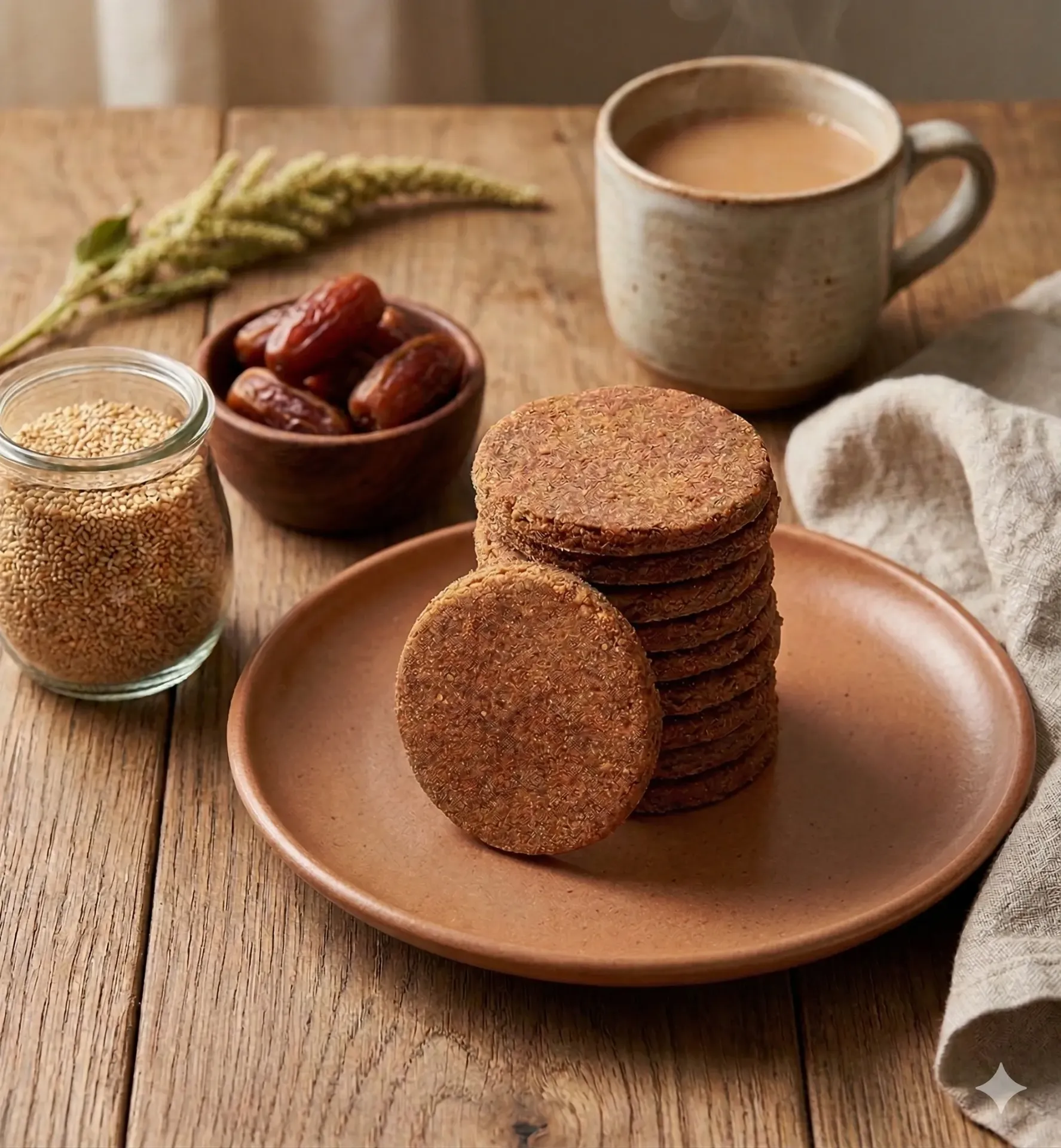 Amaranth Date Biscuits
