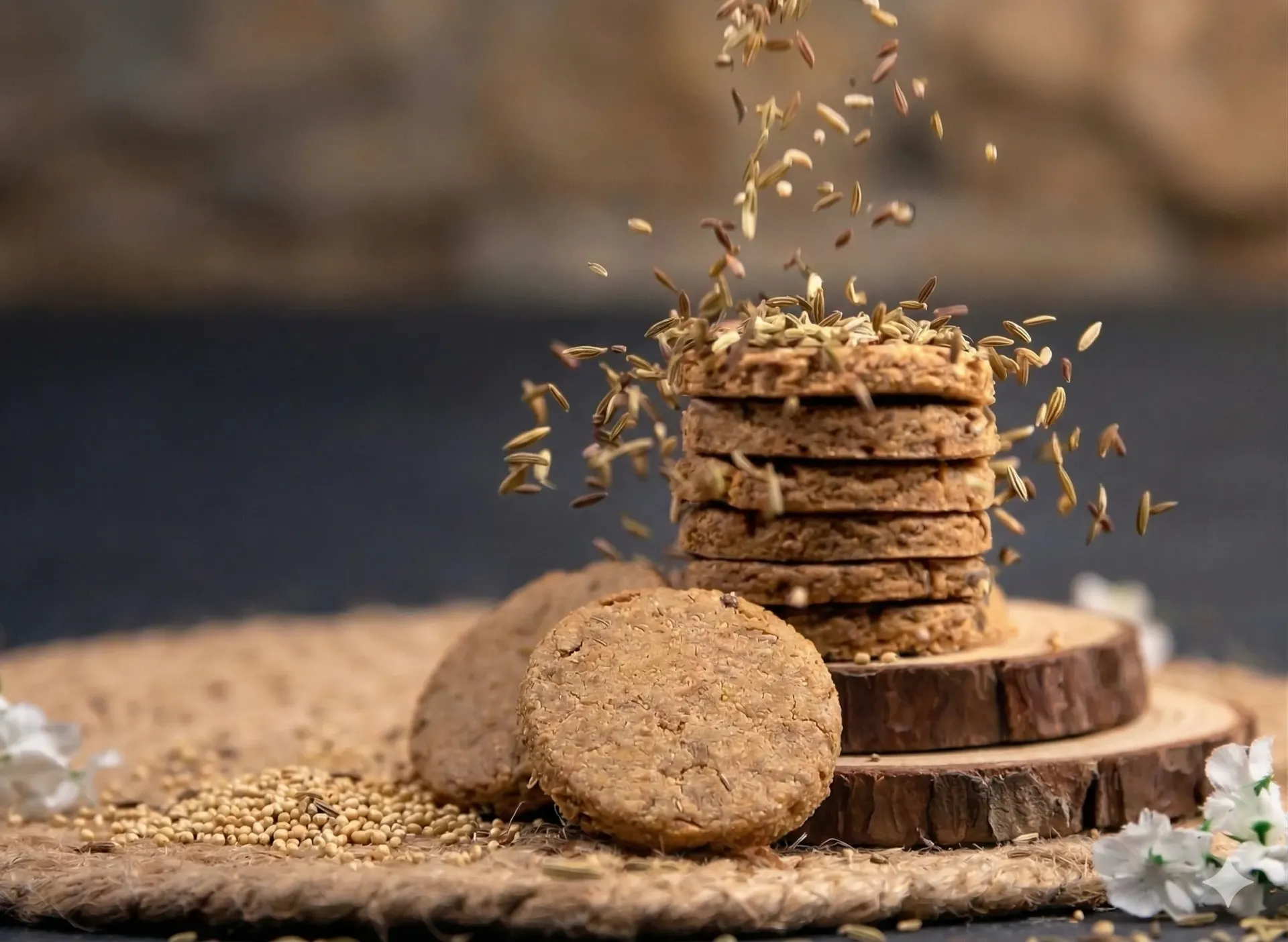 Amaranth Jeera Biscuits